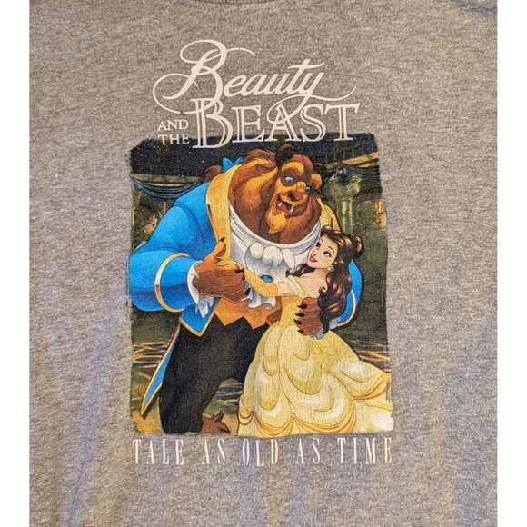 Beauty And The Beast Women's Sweatshirt Size Medium - Picture 2 of 3